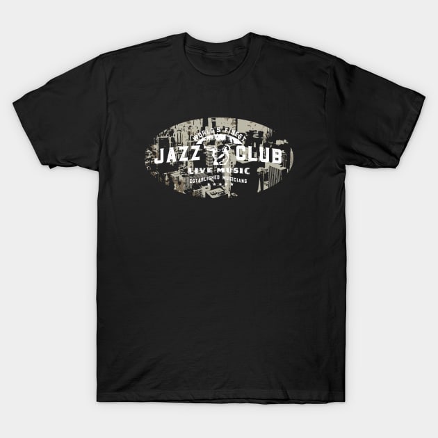 Urban Jazz Club Emblem T-Shirt by jazzworldquest